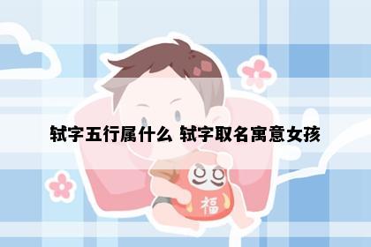 轼字五行属什么 轼字取名寓意女孩