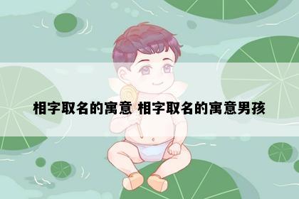 相字取名的寓意 相字取名的寓意男孩