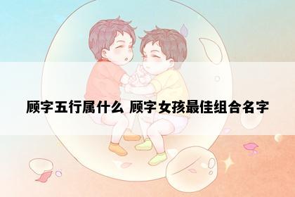 顾字五行属什么 顾字女孩最佳组合名字